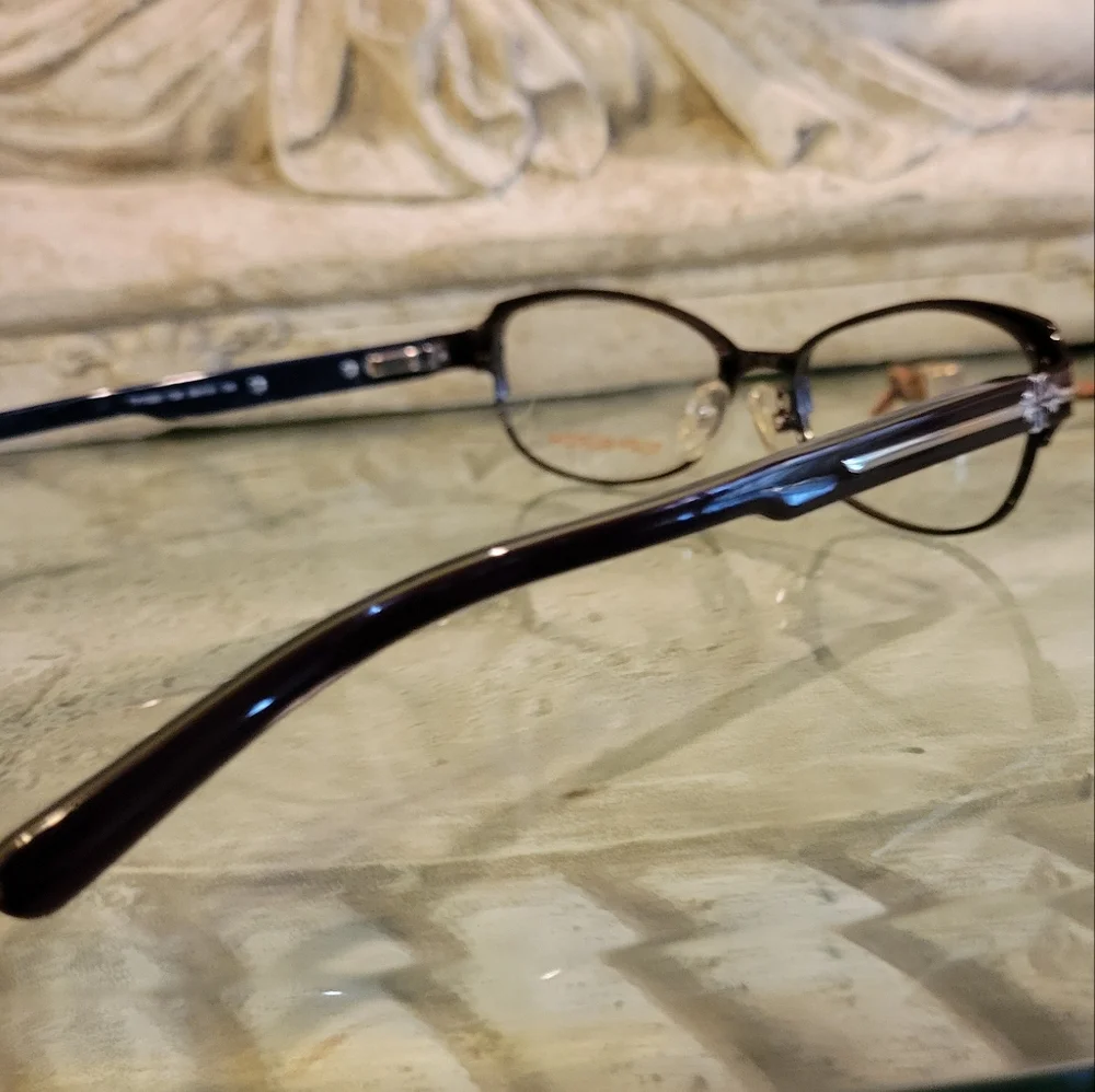 Tory Burch Logo Glasses Frame Only Designer Celebrity #112